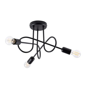 Plafon LOOP 3 czarny SL.1434 Sollux Lighting
