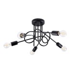 Plafon LOOP 5 czarny SL.1435 Sollux Lighting