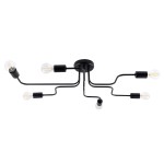 Plafon VECTOR 6 czarny SL.1447 Sollux Lighting