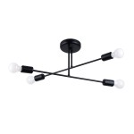 Żyrandol NORAH 4 czarny SL.1451 Sollux Lighting