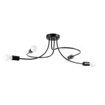 Żyrandol LEVAR 4 czarny SL.1455 Sollux Lighting