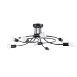 Żyrandol LEVAR 8 czarny SL.1457 Sollux Lighting