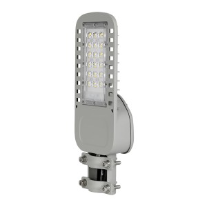 Oprawa Uliczna LED 30W 4050lm 4000K Diody SAMSUNG IP65 Szara 5 Lat Gwarancji 21956 V-TAC