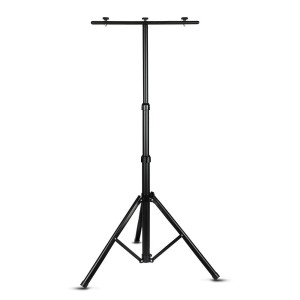 Statyw podwójny do naświetlaczy LED Czarny 9546 V-TAC