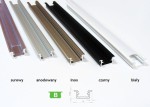 Profil aluminiowy wpuszczany typ B różne kolory
