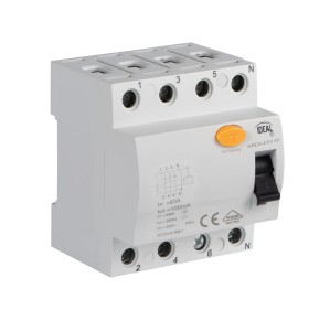 KRD6-4/63/100 wyłącznik różnicowo-prądowy, 4P 23207 Ideal TS