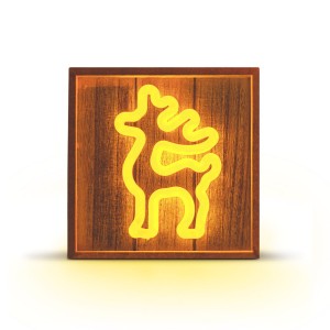 Neon Wood Frame LED RENIFER biały ciepły FLNW01 Forever Light