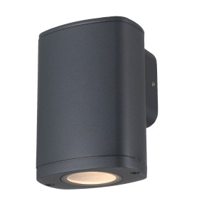 ZEVI EL 1GU10 G oprawa elewacyjna szara 38881 Kanlux
