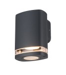 ZEVI W EL 1GU10 G oprawa elewacyjna szara 38885 Kanlux
