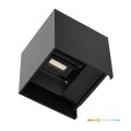 Kinkiet ogrodowy LED QUERK 2x3W 3000K IP54 czarny LED2B