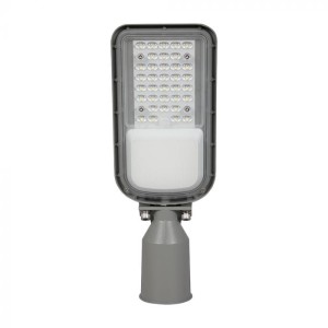Oprawa Uliczna LED 30W 4050lm 4000K IP65 Szara 5 Lat Gwarancji Regulowany uchwyt 23831 V-TAC
