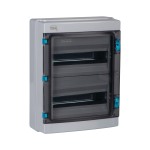 Rozdzielnica natynkowa KDB-IP65-S26T dł. 323 szer.140 wys.420 kolor szary 38454 Ideal TS