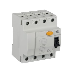 KRD10-4/100/30-AC wyłącznik różnicowo-prądowy, 4p 38733 Ideal TS