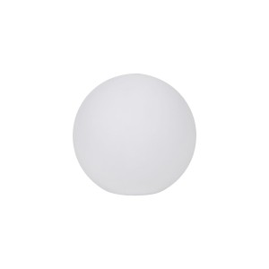 Oprawa ogrodowa dogruntowa STONO 20 MLK E27 max 15W kula 20cm PE/ABS IP65 przewód z wtyczką 3m z kolcem do gruntu kolor biały 45930 Kanlux