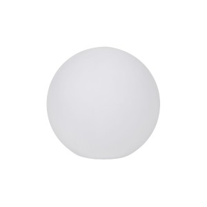 Oprawa ogrodowa dogruntowa STONO 30 MLK E27 max 20W kula 30cm PE/ABS IP65 przewód z wtyczką 3m z kolcem do gruntu kolor biały 45931 Kanlux