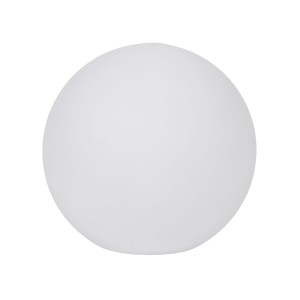 Oprawa ogrodowa dogruntowa STONO 50 MLK E27 max 20W kula 50cm PE/ABS IP65 przewód z wtyczką 3m z kolcem do gruntu kolor biały 45933 Kanlux