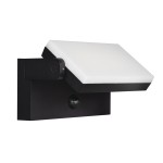 Oprawa elewacyjna LED XERTO EL 20W SE B IP44 czarna z czujnikiem ruchu CCT 3000–6500K 45819 Kanlux