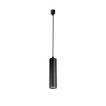 Lampa szynowa wisząca ATL 1F PEND22 GU10 B czarna GU10 do systemu TEAR 1F 45916 Kanlux