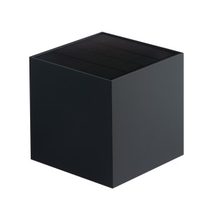 Solarna oprawa LED REKA SOLAR15 6W-L-GR grafitowa z czujnikiem mikrofalowym IP65 28997 Kanlux