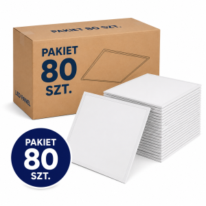Pakiet 80 szt. BLINGO 38W 4560 60NW panel LED biały 37176 Kanlux