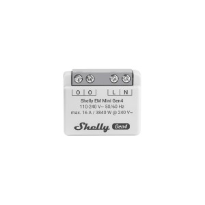 Shelly EM Mini Gen4 licznik energii WiFi Zigbee Matter 16A