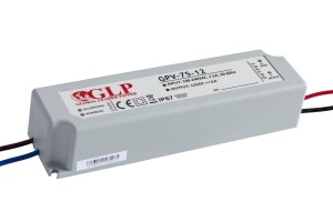 Zasilacz impulsowy do LED GPV 75W 12V 6A IP67