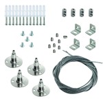 SPN BRAVO S/P 60-62 linka stalowa do zwieszania opraw oświetleniowych 28504 Kanlux