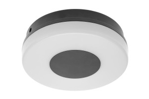 TWIST plafon LED 10W 4000K 750lm okrągła czarna IP65 GTV