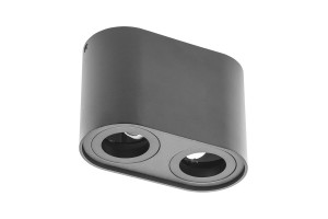 SENSO DUO sufitowa oprawa punktowa czarna GTV