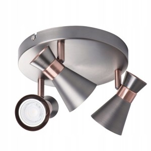 MILENO EL-3O ASR-AN oprawa ścienno-sufitowa srebrno-miedziana 29113 Kanlux