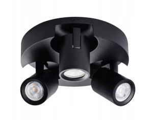 LAURIN EL-3O B oprawa ścienno-sufitowa czarna 29127 Kanlux