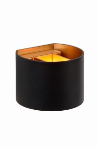 XIO kinkiet black/gold 09218/04/30 Lucide - NEGOCJUJ CENĘ!