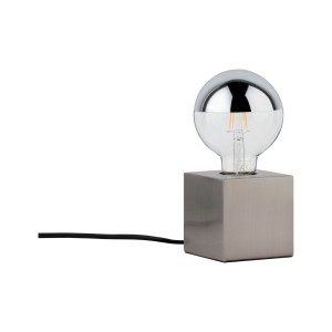 KURA lampa stołowa 1x20W E27 230V szczotkowane żelazo 79730 Paulmann