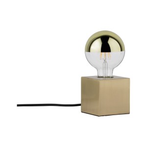 NEORDIC DILJA lampa stołowa max. 1x20W E27 230V szczotkowany mosiądz 79728 Paulmann