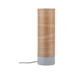 NEORDIC SKADI lampa stołowa max. 1x20W E14 230V drewno/szara 79664 Paulmann