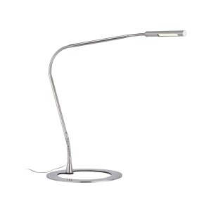 PLAZA lampa stołowa LED 1x3W 230V 6000K szczotkowane żelazo 74995 Paulmann