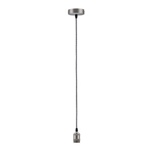 NEORDIC ELDAR lampa wisząca max. 1x20W E27 230V szara/nikiel 50385 Paulmann