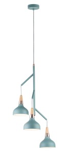 NEORDIC JUNA lampa wisząca max. 3x20W E14 230V jasno zielona 79653 Paulmann
