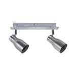 MELI SPOTLIGHT lampa sufitowa max. 2x10W GU10 230V satynowy nikiel 66687 Paulmann