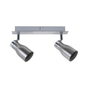 MELI SPOTLIGHT lampa sufitowa max. 2x10W GU10 230V satynowy nikiel 66687 Paulmann