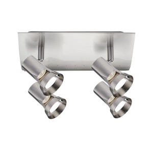 TEJA SPOTLIGHT lampa sufitowa max. 4x10W GU10 230V satynowany nikiel 66701 Paulmann
