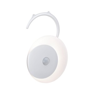 VIBY MOBILE lampka ścienno-biurkowa LED 56lm 3000K na baterie z czujnikiem zmierzchu biała 92492 Paulmann