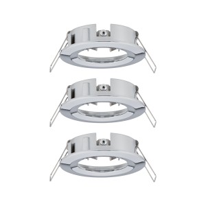 CHOOSE zestaw opraw wbudowywanych stałych max. 3x10W 230V IP44 chrom 92482 Paulmann