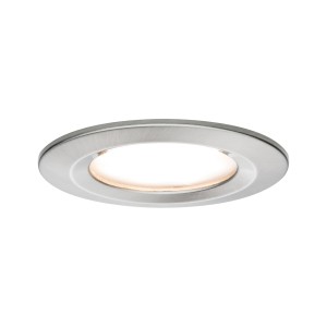NOVA COIN oprawa wbudowywana LED stała 1x6,5W 230V 2700K IP44 ściemnialna szczotkowane żelazo 93493 Paulmann