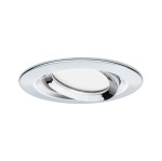 NOVA PLUS COIN oprawa wbudowywana LED ruchoma 1x6,8W 230V 2700K IP65 ściemnialna chrom 93683 Paulmann