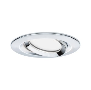 NOVA PLUS COIN oprawa wbudowywana LED ruchoma 1x6,8W 230V 2700K IP65 ściemnialna chrom 93683 Paulmann