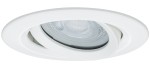 NOVA PLUS COIN oprawa wbudowywana LED ruchoma 1x6W 230V GU10 4000K IP65 ściemnialna biały mat 93672 Paulmann