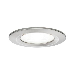 NOVA oprawa wbudowywana LED stała 1x6,5W 230V GU10 4000K IP44 szczotkowane żelazo 92977 Paulmann