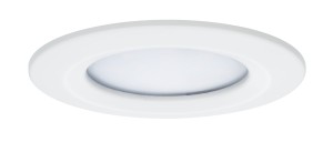 PREMIUM COIN SLIM oprawa wbudowywana LED stała 1x6,8W 230V 2700K IP44 ściemnialna biały mat 93869 Paulmann