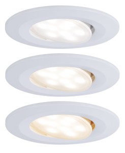 CALLA zestaw opraw wbudowywanych LED ruchomych 3x5,5W 230V 3000-6500K IP65 biały 99935 Paulmann